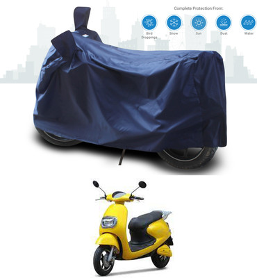 ANTHUB Two Wheeler Cover for Techo Electra(Emerge, Blue)