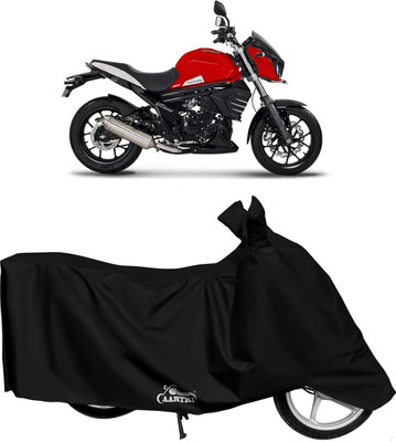 DROHAR Waterproof Two Wheeler Cover for Mahindra(Mojo, Black)