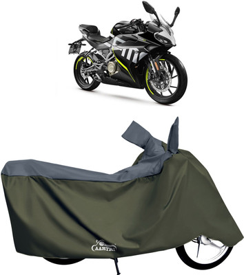 DROHAR Waterproof Two Wheeler Cover for CFMoto(250SR, Grey)