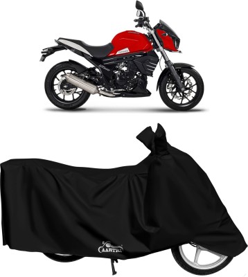 VITSOA Waterproof Two Wheeler Cover for Mahindra(Mojo, Black)