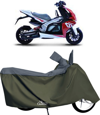 DROHAR Waterproof Two Wheeler Cover for TVS(Creon, Grey)