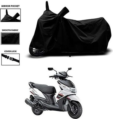 KEDIT Two Wheeler Cover for Yamaha(Ray Z BS6, Black)