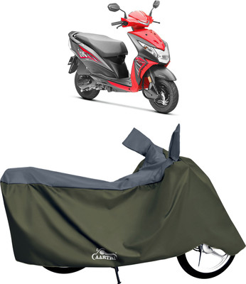 DROHAR Waterproof Two Wheeler Cover for Honda(Dio, Grey)