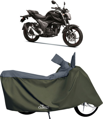 XAFO Two Wheeler Cover for Suzuki(Gixxer, Grey)