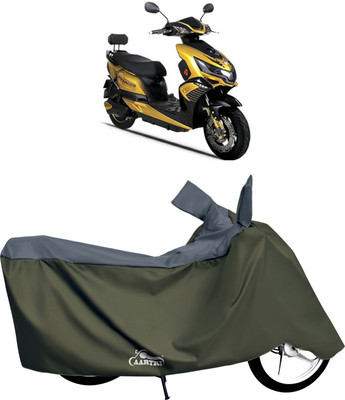 XAFO Two Wheeler Cover for Okinawa(Praise, Grey)