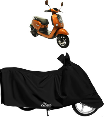 DROHAR Waterproof Two Wheeler Cover for Okinawa(Lite, Black)