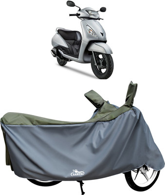 DROHAR Waterproof Two Wheeler Cover for TVS(Jupiter, Green)