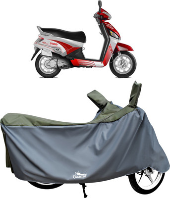 XAFO Two Wheeler Cover for Mahindra(Gusto, Green)