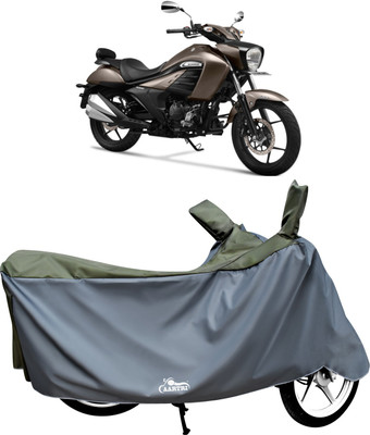 DROHAR Waterproof Two Wheeler Cover for Suzuki(Intruder, Green)
