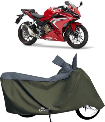 VITSOA Waterproof Two Wheeler Cover for Honda(CBR500R, Grey)