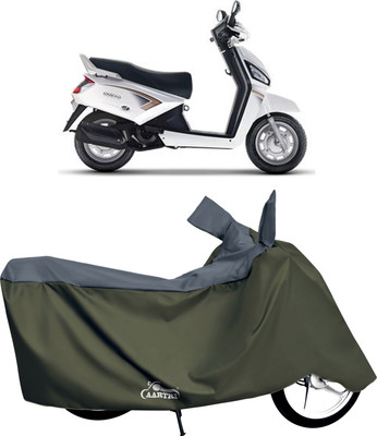 DROHAR Waterproof Two Wheeler Cover for Mahindra(Gusto, Grey)