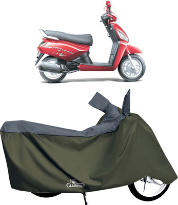 XAFO Two Wheeler Cover for Mahindra(Gusto, Grey)