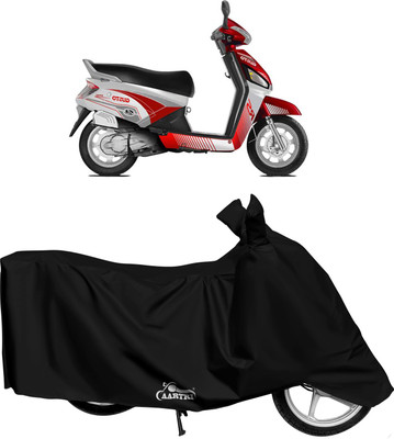 DROHAR Waterproof Two Wheeler Cover for Mahindra(Gusto, Black)
