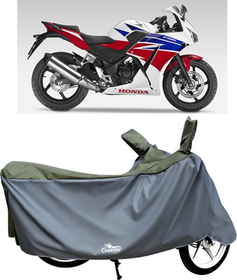 DROHAR Waterproof Two Wheeler Cover for Honda(CBR300R, Green)