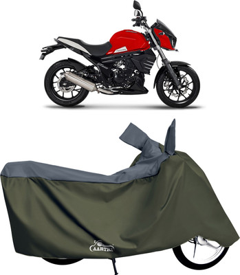 XAFO Two Wheeler Cover for Mahindra(Mojo, Grey)