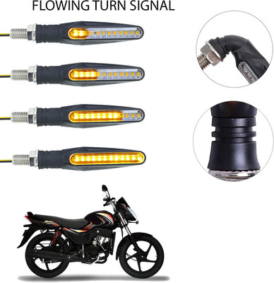 Vagary Front, Rear LED Indicator Light for Mahindra Pantero(Yellow)