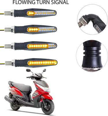 Vagary Front, Rear LED Indicator Light for Yamaha Ray Z(Yellow)
