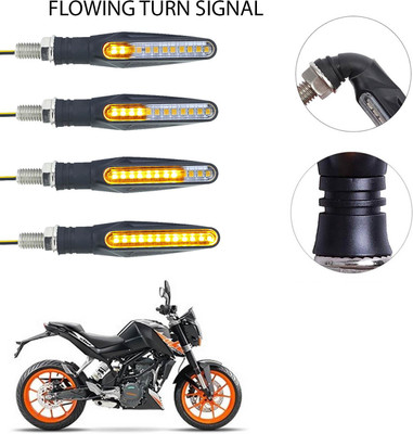 Vagary Front, Rear LED Indicator Light for KTM Duke 200(Yellow)