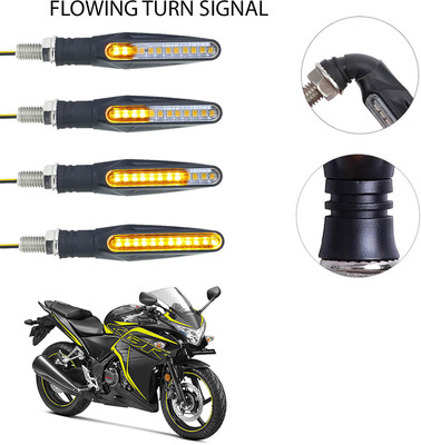 Vagary Front, Rear LED Indicator Light for Honda CBR 250R(Yellow)