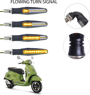 Vagary Front, Rear LED Indicator Light for Piaggio Vespa(Yellow)