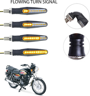 Vagary Front, Rear LED Indicator Light for TVS Max 4R(Yellow)