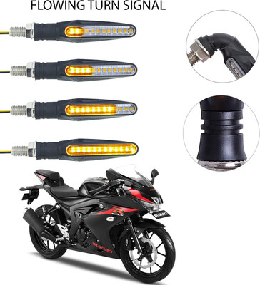 Vagary Front, Rear LED Indicator Light for Suzuki GS 150R(Yellow)