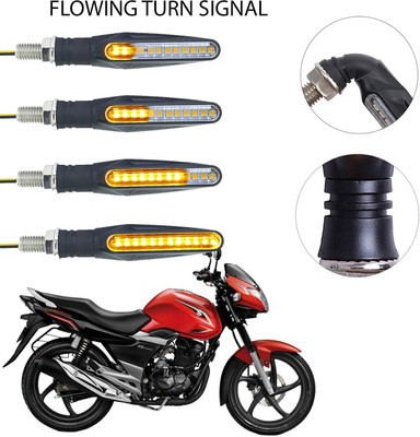 Vagary Front, Rear LED Indicator Light for Suzuki GS 150R(Yellow)