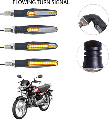 Vagary Front, Rear LED Indicator Light for Hero HF Deluxe(Yellow)
