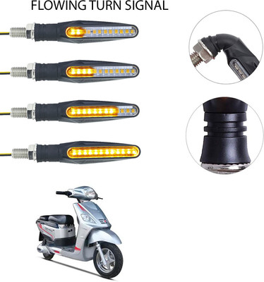 Vagary Front, Rear LED Indicator Light for Hero Universal For Bike(Yellow)