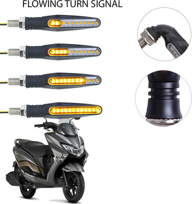 Vagary Front, Rear LED Indicator Light for Suzuki Universal For Bike(Yellow)