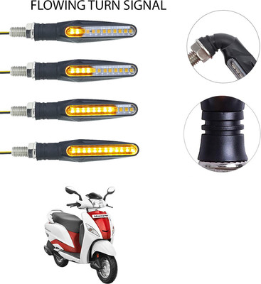 Vagary Front, Rear LED Indicator Light for Hero Maestro(Yellow)
