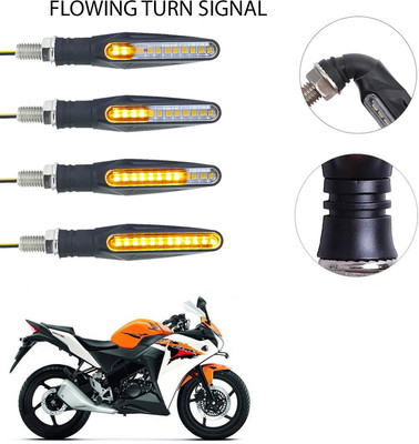 Vagary Front, Rear LED Indicator Light for Honda CBR 150R(Yellow)