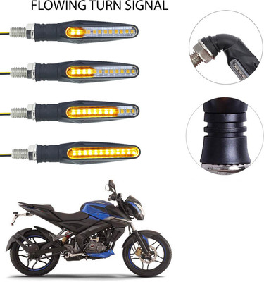 Vagary Front, Rear LED Indicator Light for Bajaj Pulsar 150(Yellow)
