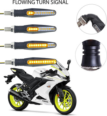 Vagary Front, Rear LED Indicator Light for Yamaha YBR 125(Yellow)