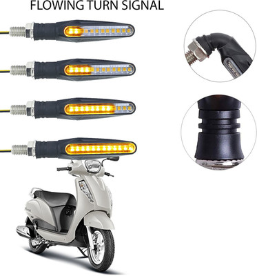 Vagary Front, Rear LED Indicator Light for Suzuki Access 125(Yellow)