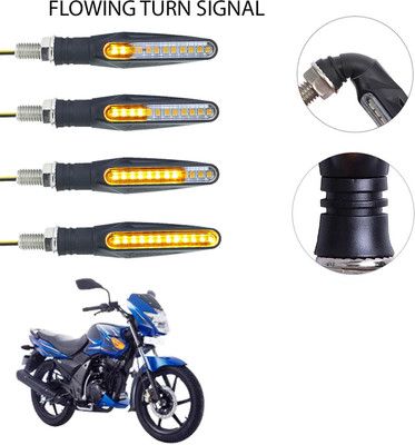 Vagary Front, Rear LED Indicator Light for TVS Flame SR125(Yellow)