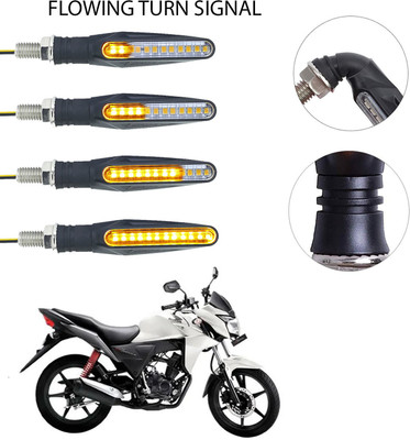 Vagary Front, Rear LED Indicator Light for Honda CB Twister(Yellow)