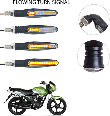 Vagary Front, Rear LED Indicator Light for TVS Jive(Yellow)