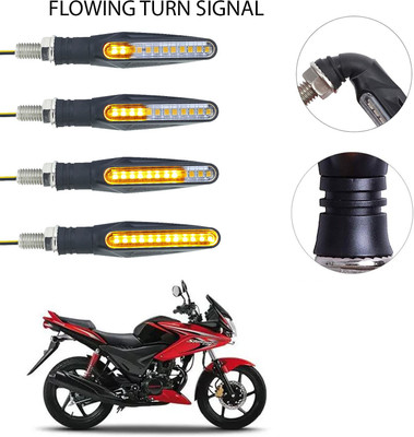 Vagary Front, Rear LED Indicator Light for Honda CBF Stunner(Yellow)