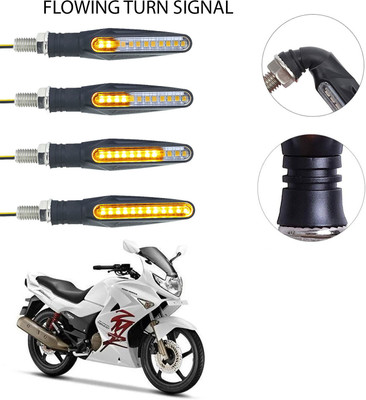 Vagary Front, Rear LED Indicator Light for Hero Karizma(Yellow)