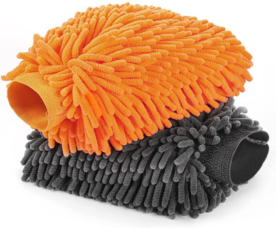 MOCKHE Microfiber Vehicle Washing  Cloth(Pack Of 2)