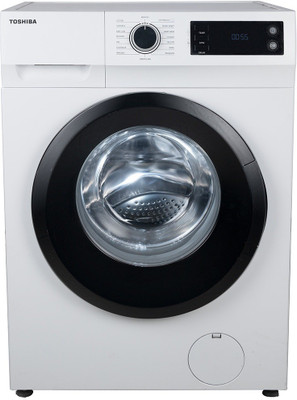 TOSHIBA 8 kg Fully Automatic Front Load with In-built Heater White (TW-BJ90S2-IND(WK))