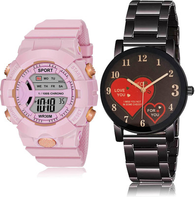 NEUTRON Analog-Digital Watch  - For Girls