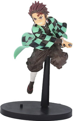 RVM Toys Demon Slayer Tanjiro Kamado Action Figure 17cm Car Dashboard Study Table Toy(Multicolor)