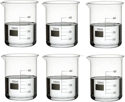 Salco 500 ml Measuring Beaker(Pack of 6)