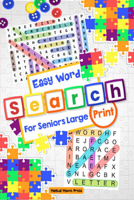 Easy Word Search For Seniors Large Print(English, Paperback, Magical Mount Press)