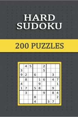 Hard Sudoku 200 Puzzles(English, Paperback, Sarah M. Sky)