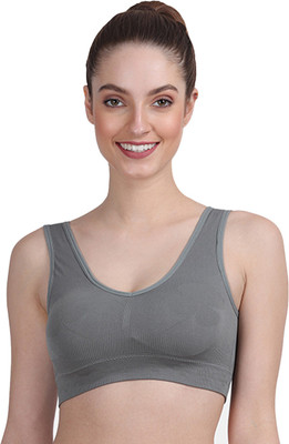 AMOUR SECRET Women Full Coverage Lightly Padded Bra(Grey)