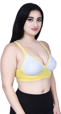 DRAXSTAR FASHION Af-4003 Women Sports Lightly Padded Bra(Yellow)