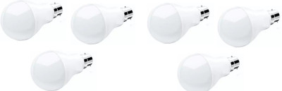 Nightstar 5 W Basic Standard B22 LED Bulb(White, Pack of 6)